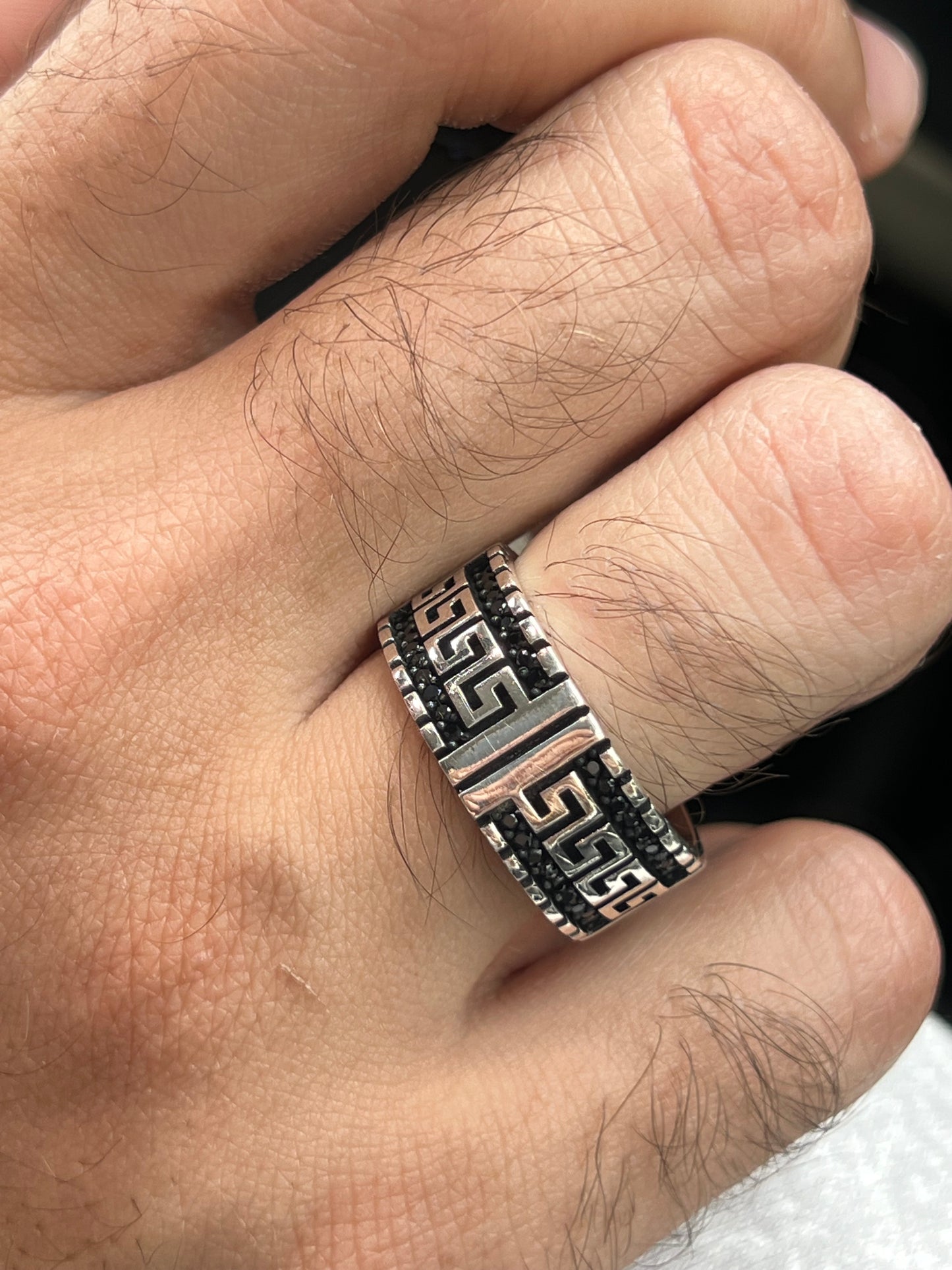 Versace Engagement Ring in Sterling Silver 925s