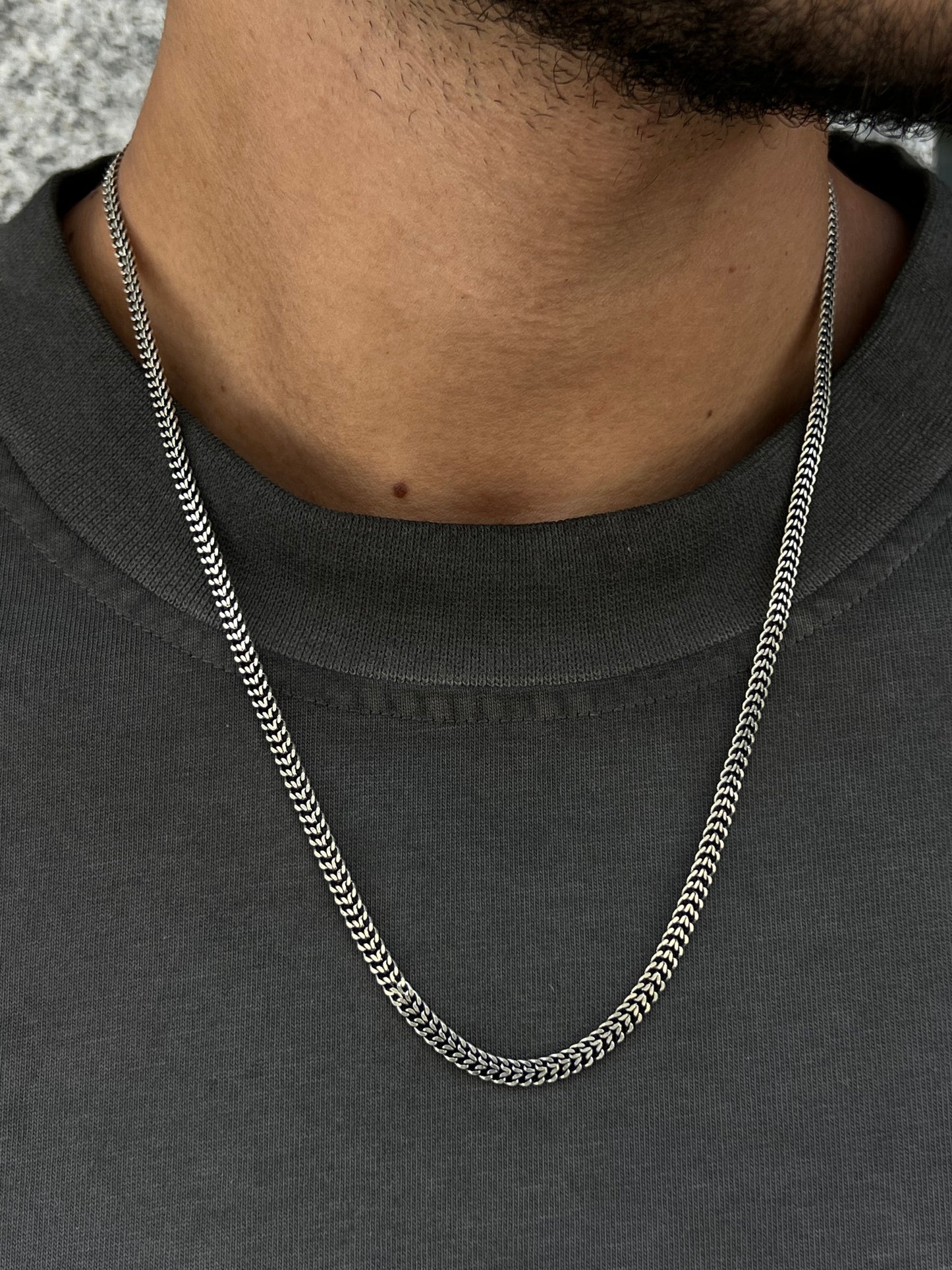 Dragon bone Necklace for Men's Sterling Silver 925s