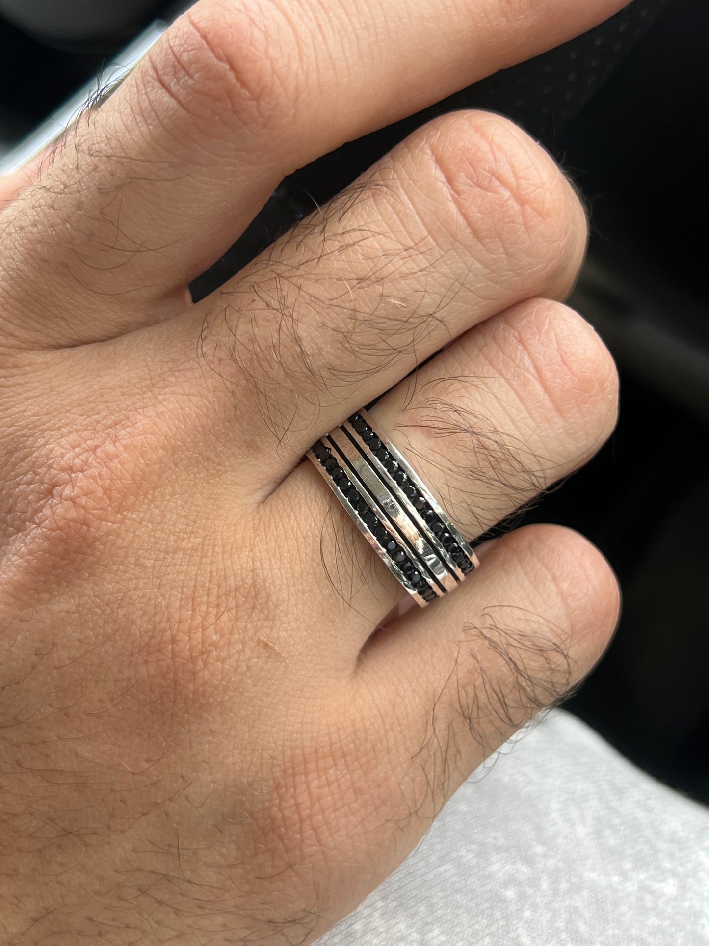 Decent Engagement Ring in Sterling Silver 925s