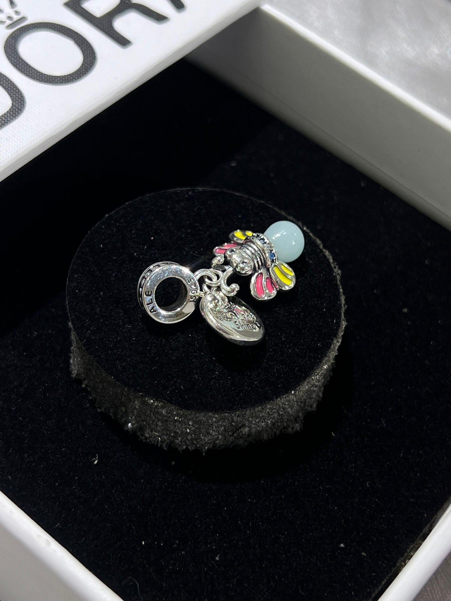 Glow-in-the-dark Firefly Dangle Charm