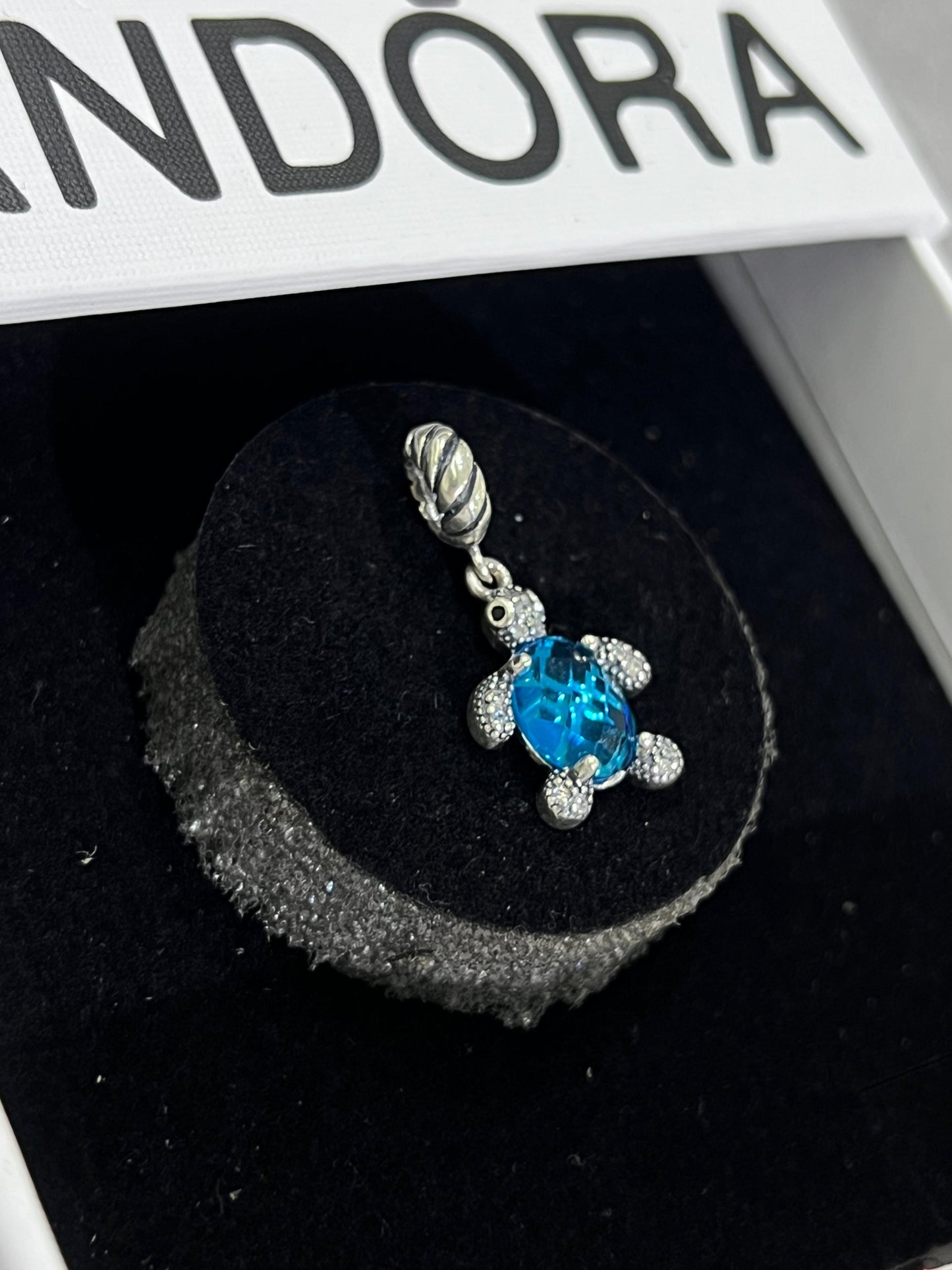 Blue Turtle Charm