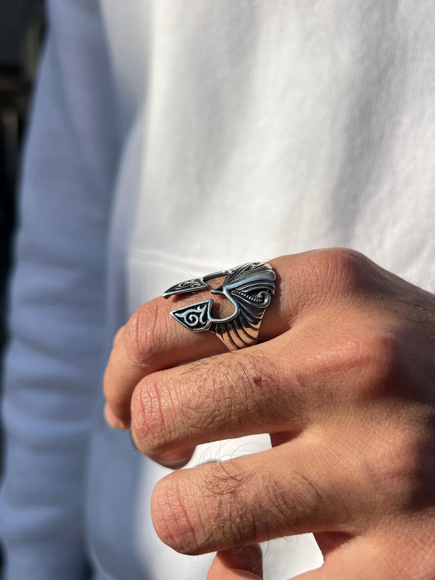 Spartan mask Ring -Sterling Silver 925s