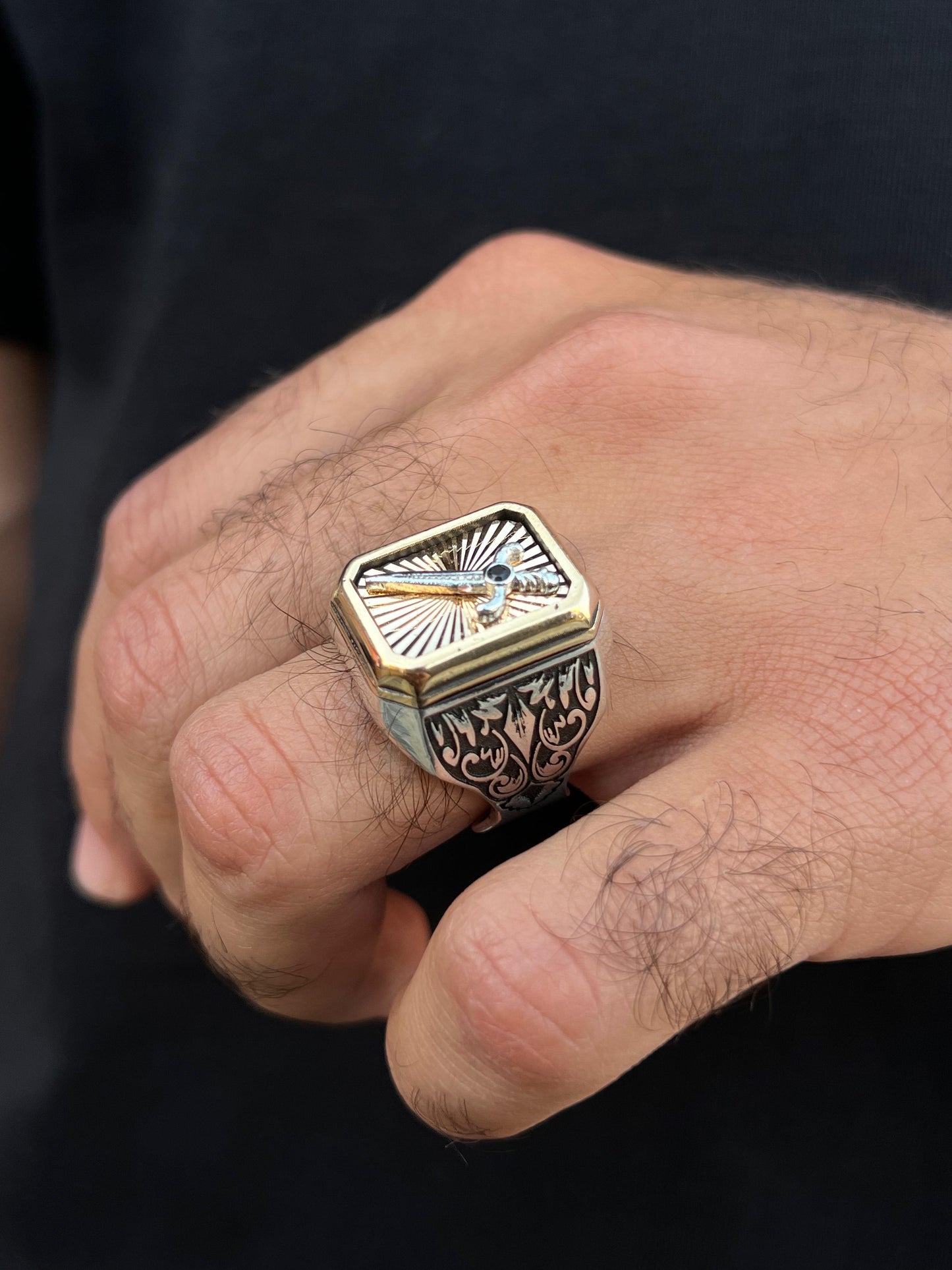 The Gatekeeper Ring-for Men's Sterling Silver 925s