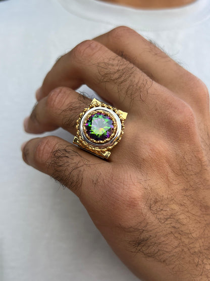 Royal Gold plated Ring- Sterling Silver 925s