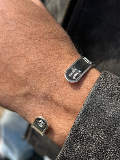 BTC Pure 999 Fine Silver - 1 Ounce - "فَرِحِينَ بِمَا آتَاهُمُ اللَّهُ مِنْ فَضْلِهِ" Bangle