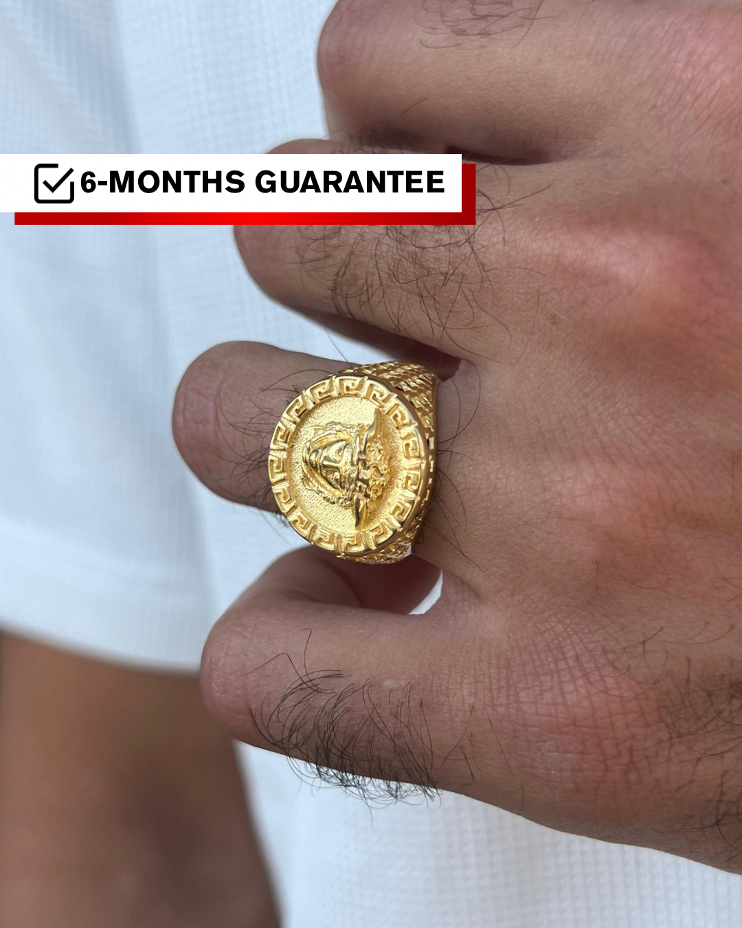 Premium- Versace in Sterling Silver 925s- Protective coated plating