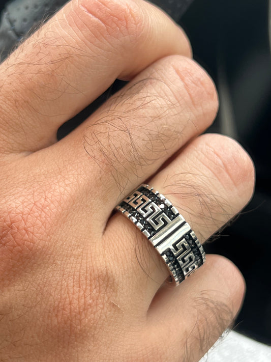 Versace Engagement Ring in Sterling Silver 925s