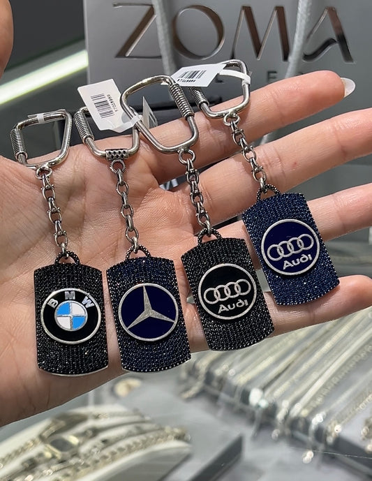 Zirconia KeyChains -Sterling Silver 925s