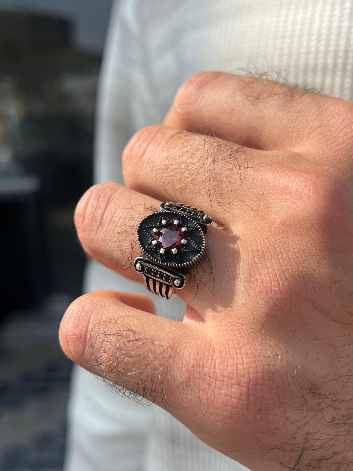 Roman Glory Ring -for Men's Sterling Silver 925s