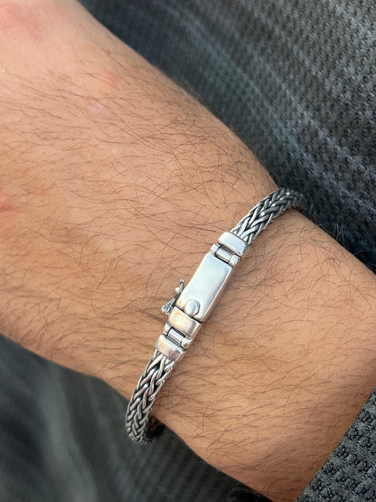 UniCore bracelet for men-Pure925s (21cm-9mm)