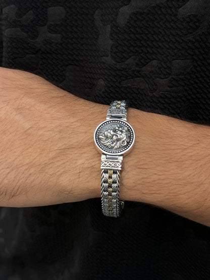 Massive Iconic Lion King Bracelet S925 Sterling Silver for men
