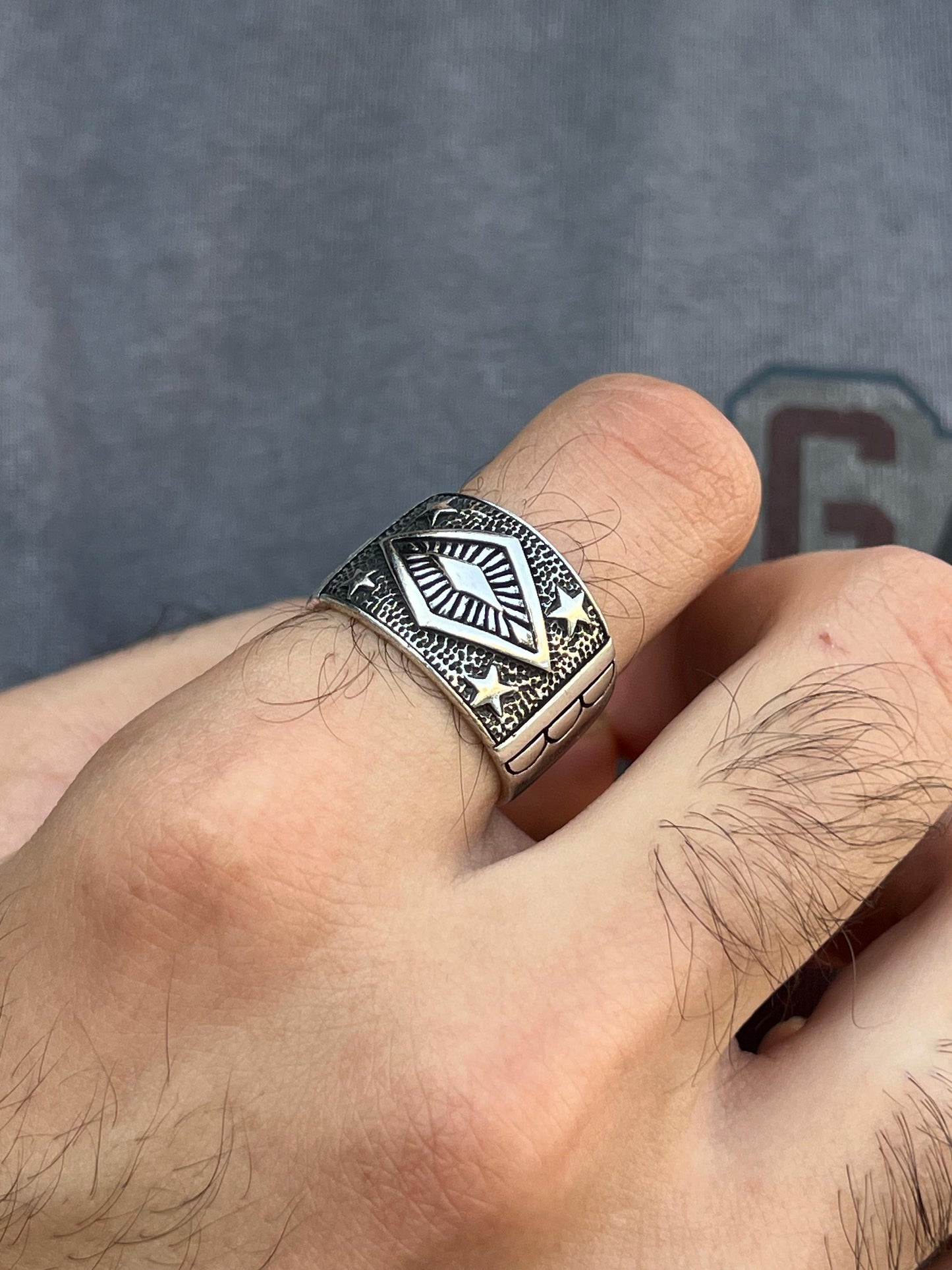 Sultan’s Vision  Ring -for Men's Sterling Silver 925s