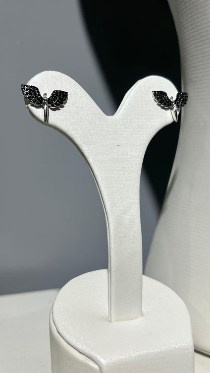 Black Angel Full Set In Italian Sterling Silver925 -Ring size 6