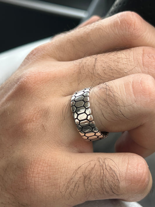 Dragon  Engagement Ring in Sterling Silver 925s