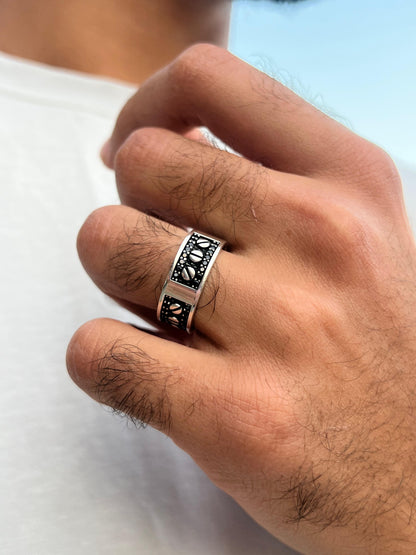 Mode Engagement Ring in Sterling Silver 925s