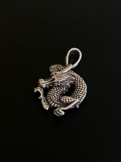 Dragon Pendant – S925 Silver-3cm