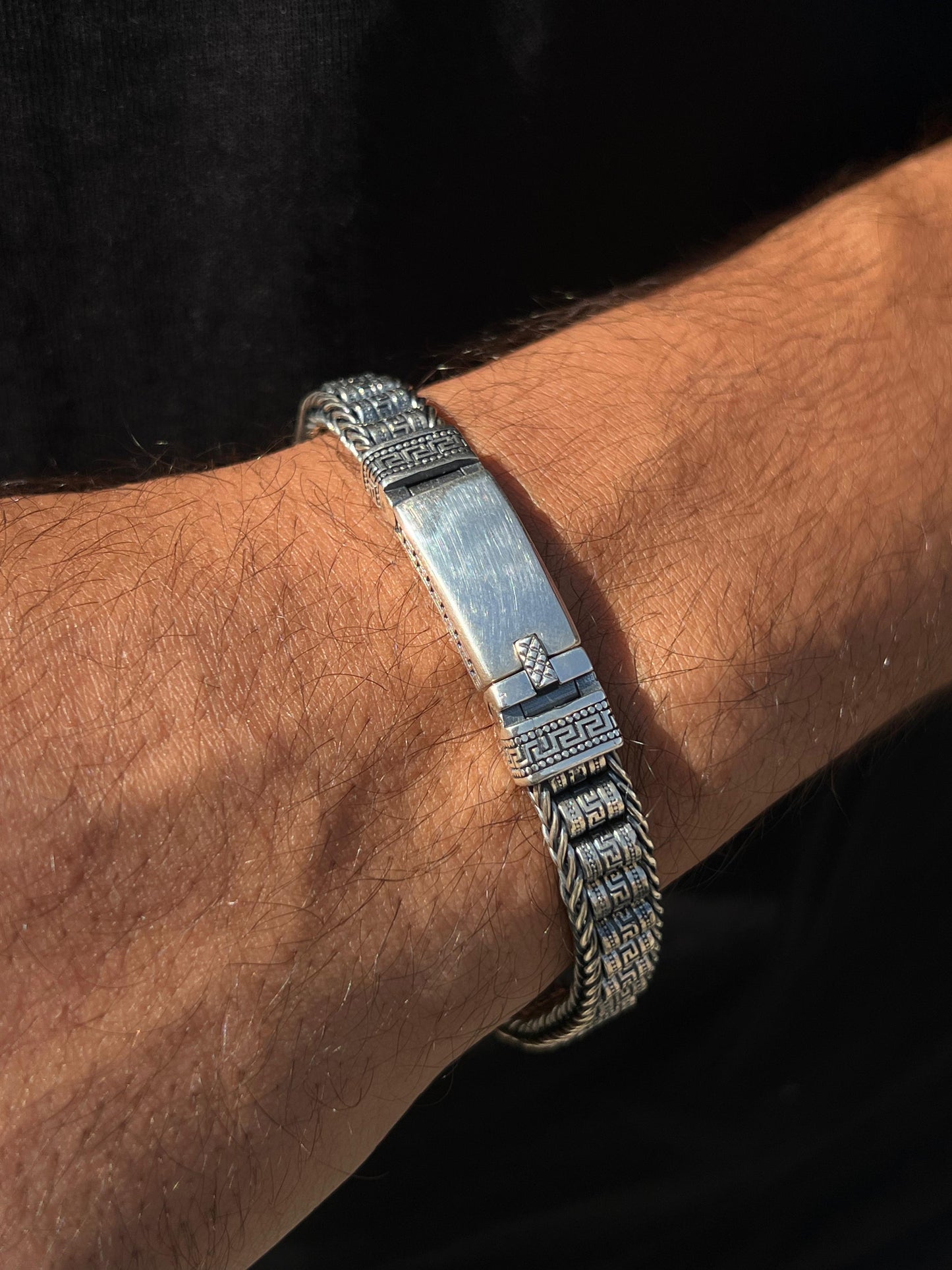 Massive Iconic Lion King Bracelet S925 Sterling Silver-(20cm-9mm)