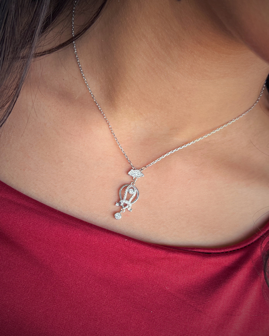 Air balloon Necklace- pure silverS925