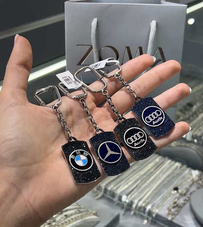 Zirconia KeyChains -Sterling Silver 925s