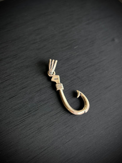 Hook Pendant – S925 Silver-4cm