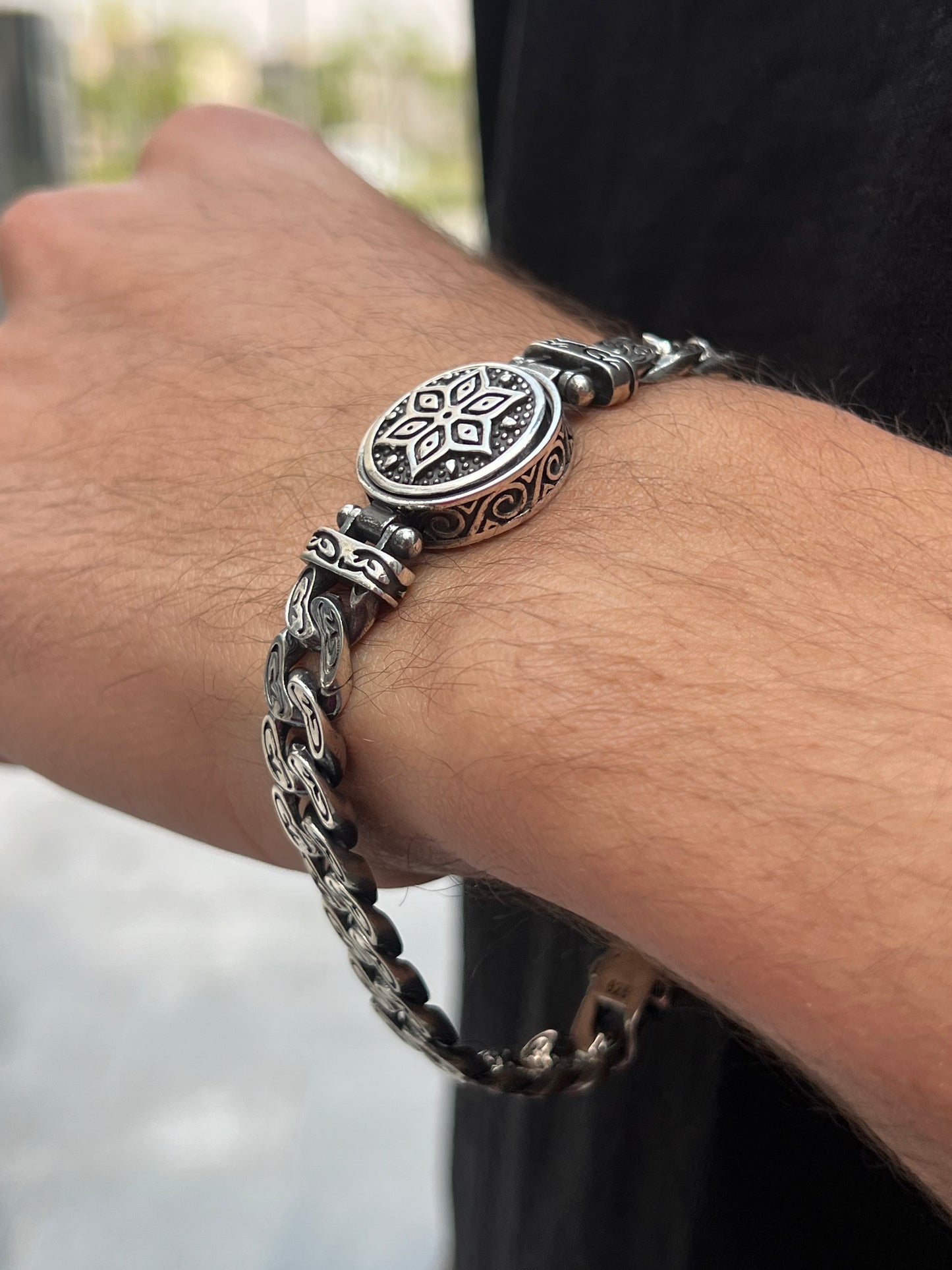 Star Edition Rotating Exclusive Bracelet S925 Sterling Silver for men