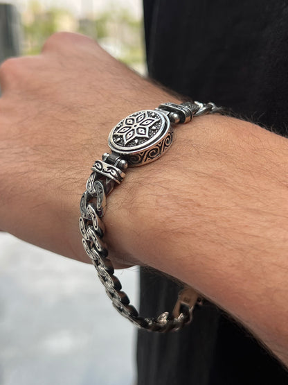 Star Edition Rotating Exclusive Bracelet S925 Sterling Silver for men