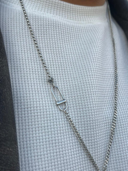 Modish S925 Gucci Chain Necklace Sterling Silver-78cm