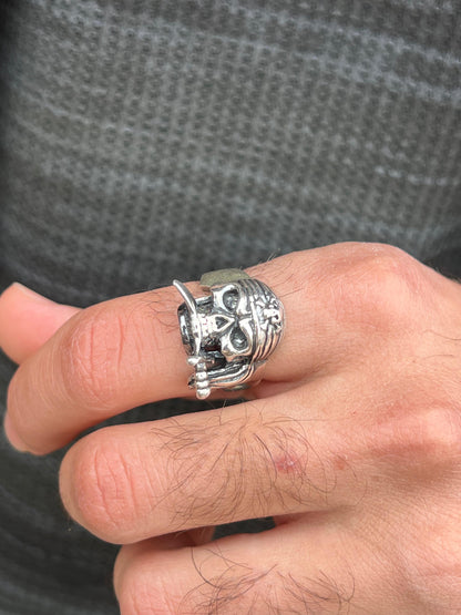 Pirate Skull Ring -Sterling Silver 925s