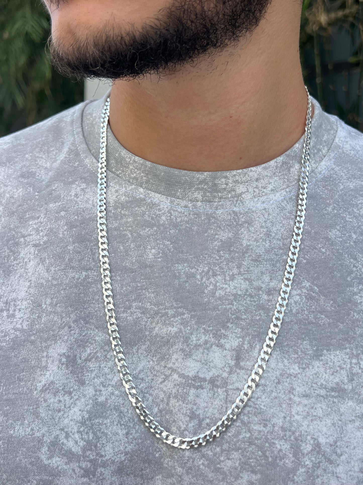 Grommet Necklace For Men Sterling Silver - 925