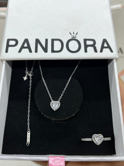 Heart Duo Set -Italian Silver 925