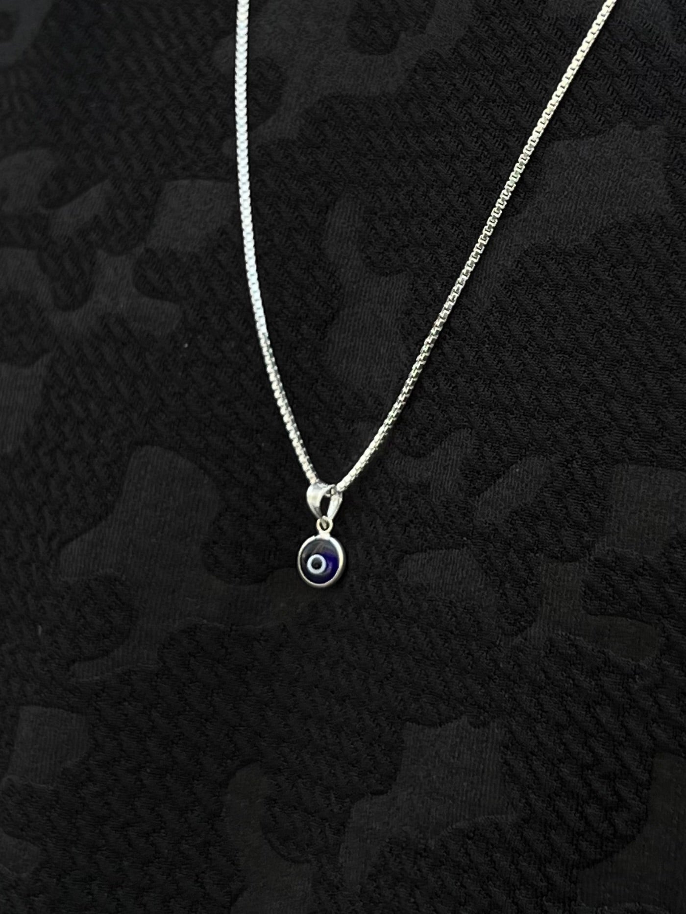 Evil Eye Necklace for Men's Sterling Silver 925s🧿