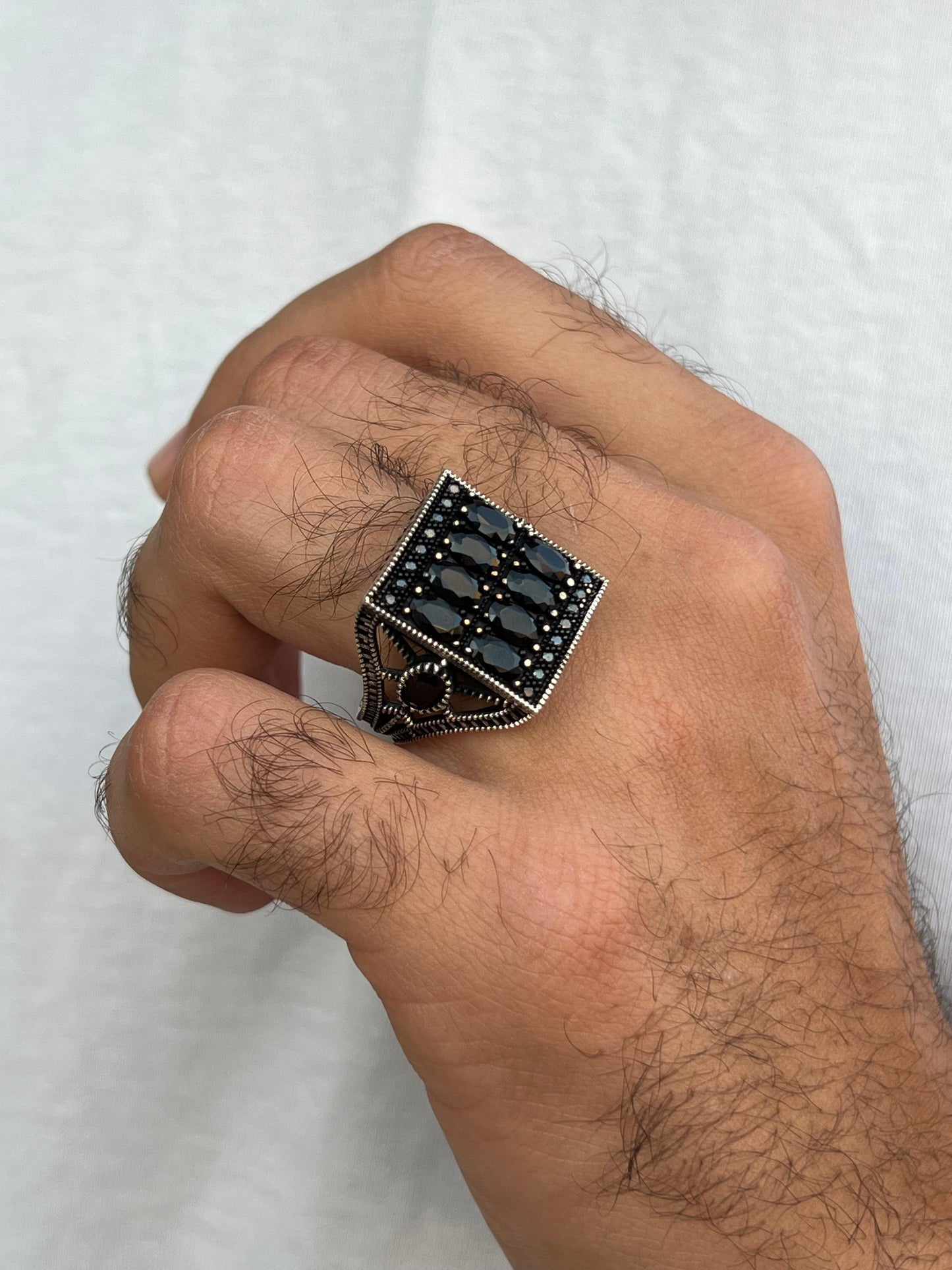 BLACK VOLTAGE Ring -Sterling Silver 925s