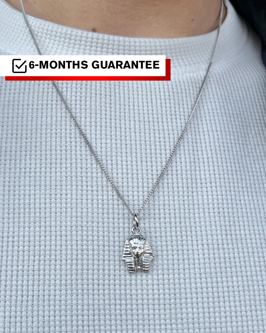 Premium- Sphinx Necklace in Sterling Silver 925s- Protective coated plating