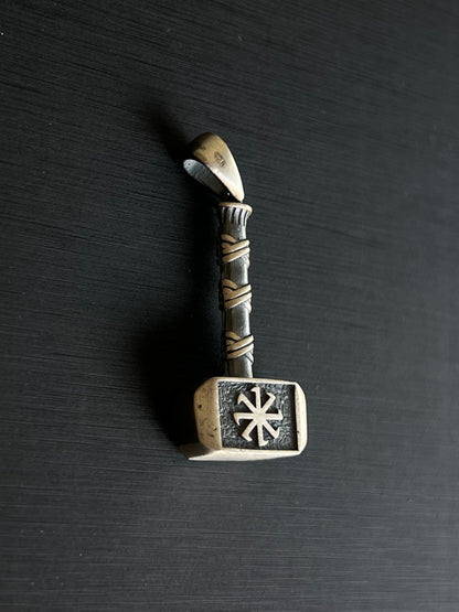 Thor’s Power Pendant – S925 Silver-4cm