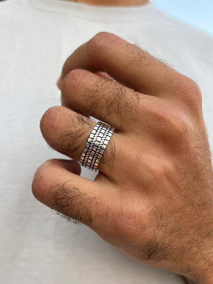 Fuse Engagement Ring in Sterling Silver 925s