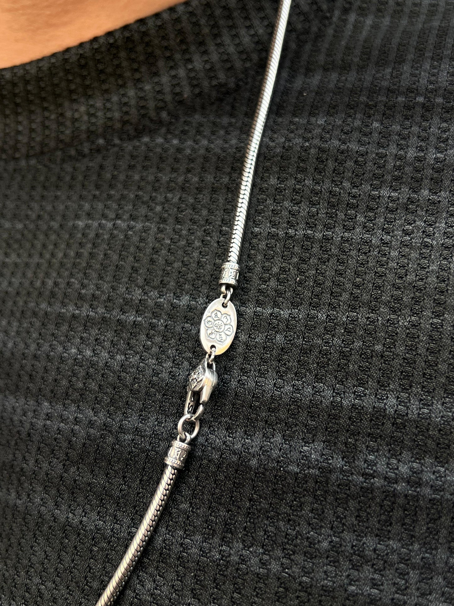 Sleek Rattail Necklace For Men Sterling Silver925-(68cm-4mm)