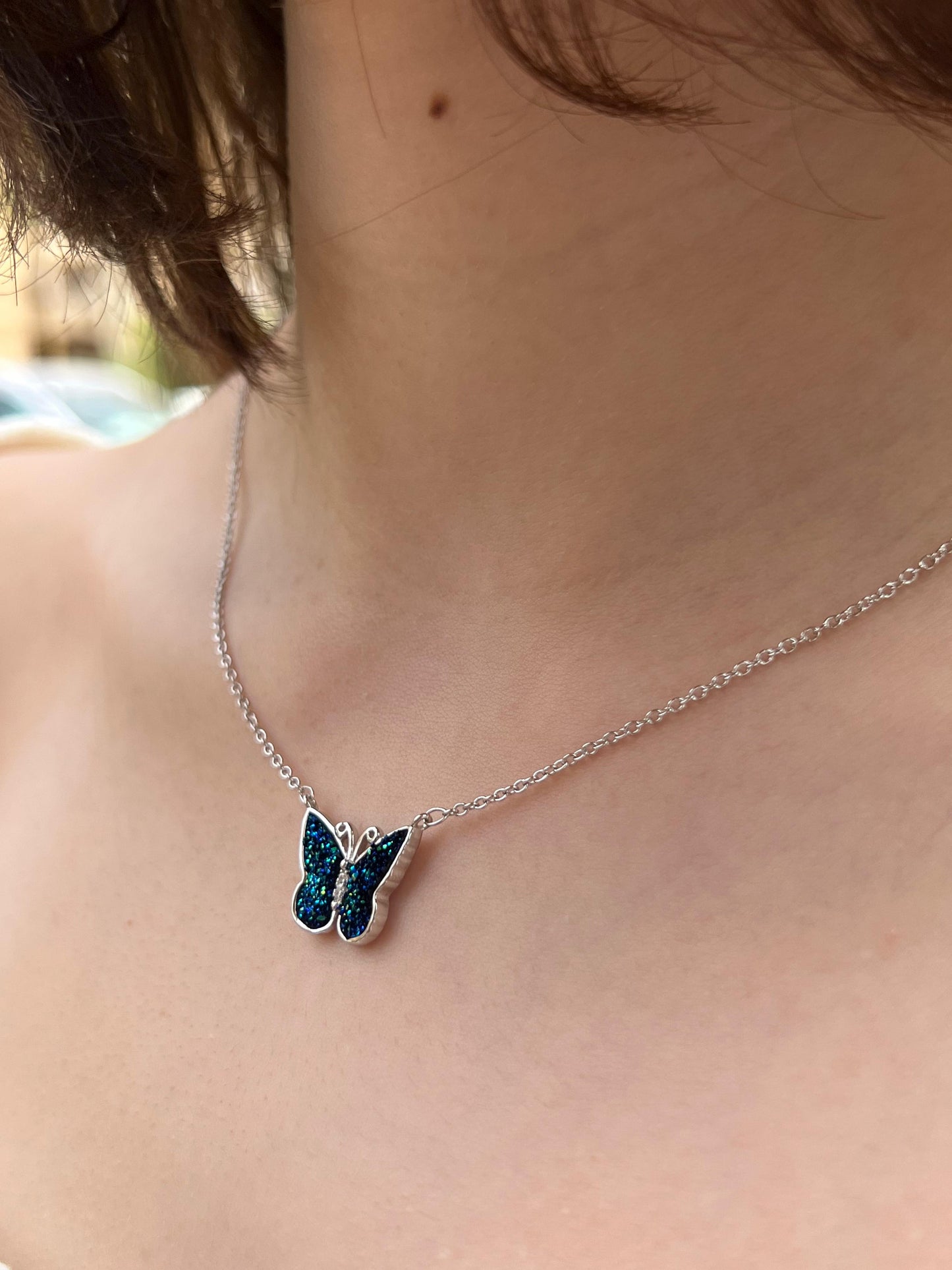 Shiny Butterfly in Sterling Silver -925🦋