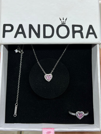 Heart Duo Set -Italian Silver 925