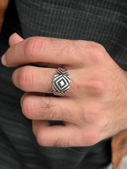 X-Regal Ring -for Men's Sterling Silver 925s