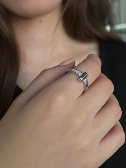 Sleek Ring - pure Silver 925s-size:7