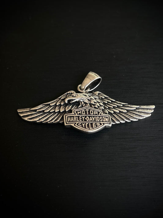 Harley-Davidson Pendant – S925 Silver-Width:7cm