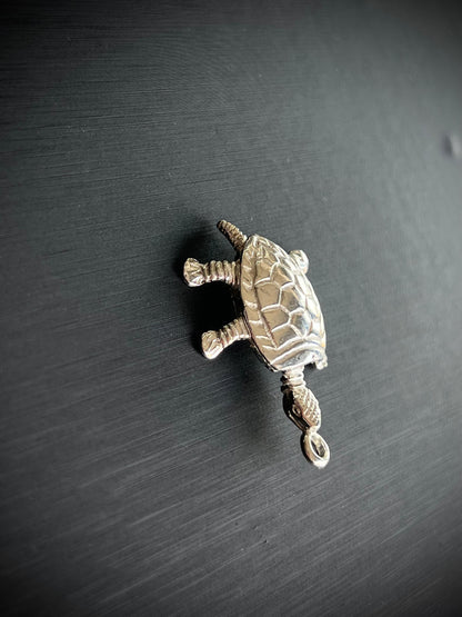 Turtle Pendant – S925 Silver-3.5cm