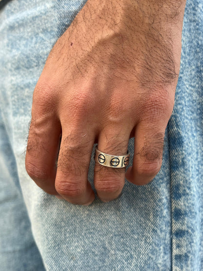 Cartier Love Engagement Ring in Sterling Silver 925s