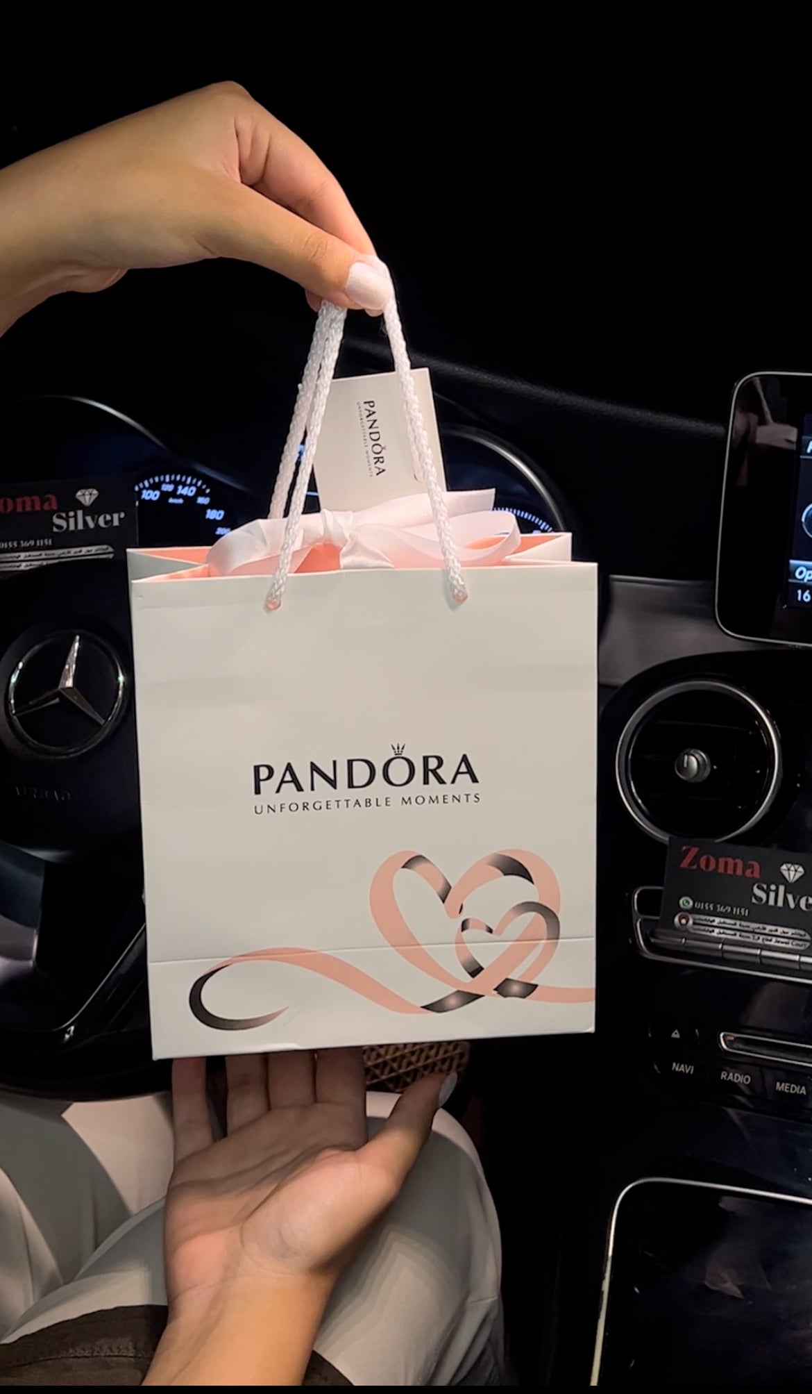 Moments Heart clasp Snake Chain Bracelet in Sterling Silver-925✨