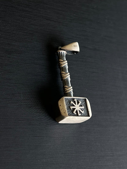 Thor’s Power Pendant – S925 Silver-4cm