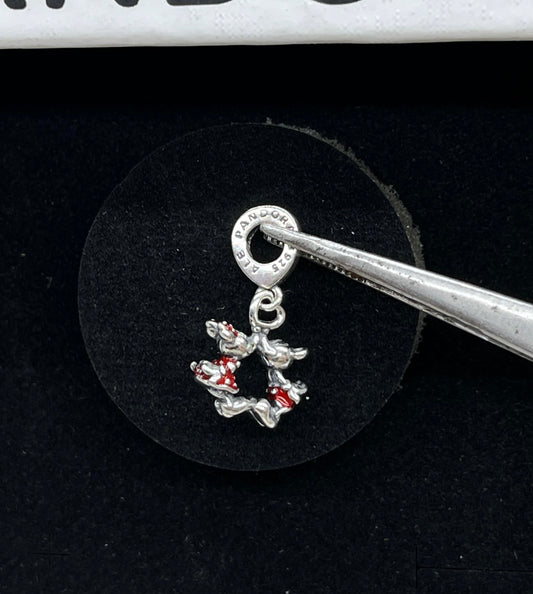 Disney Mickey Mouse & Minnie Mouse Kissing Dangle Charm