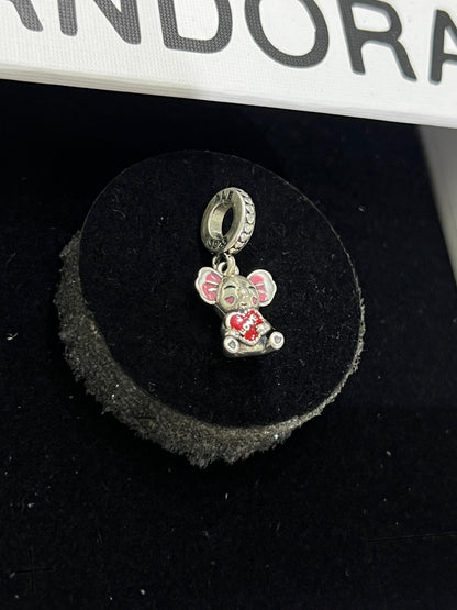 Koala Heart Charm