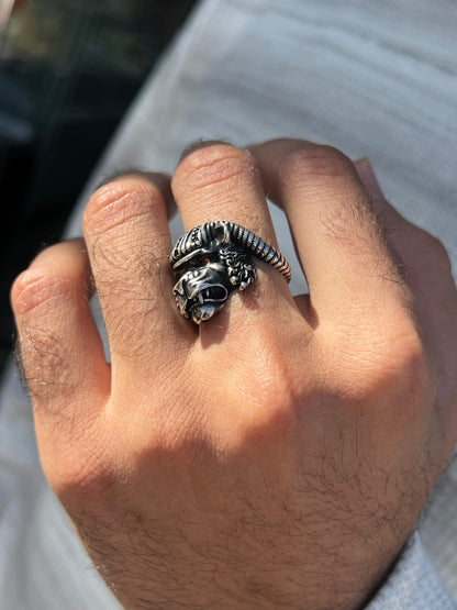 Limited Edition Barbarian Edge Ring -Sterling Silver 925s