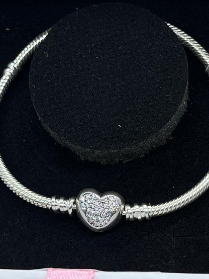 sparkling Mickey Round Snake Chain Bracelet
