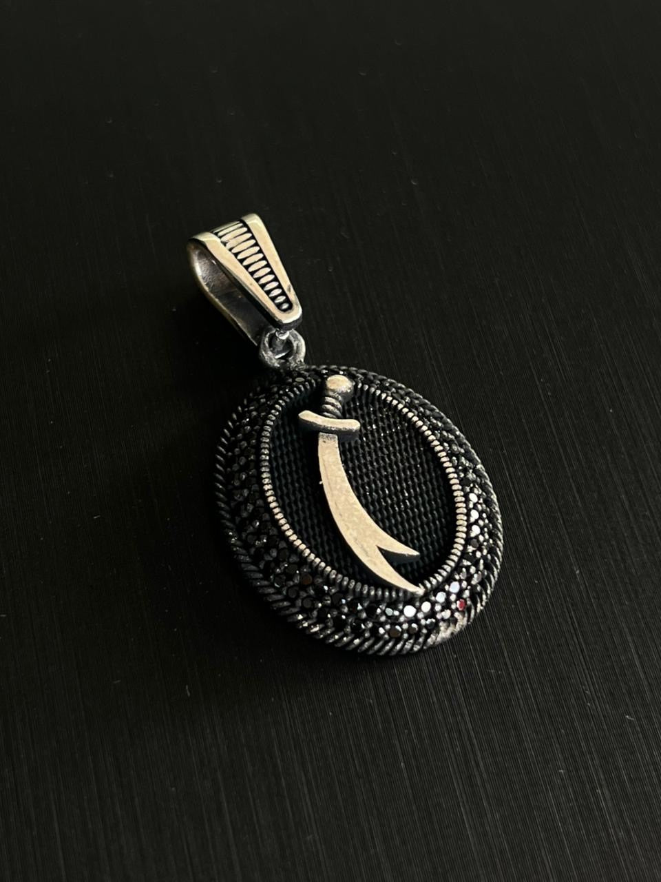 Zulfkar Sword  Pendant – S925 Silver-3cm